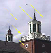 Cupola Image with Sunlight vectors