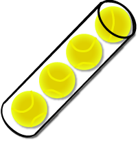 can of tennis balls